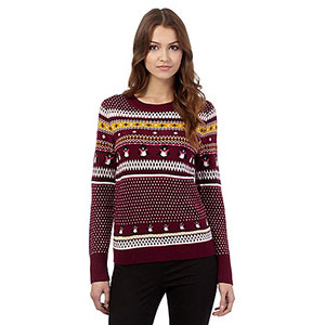 Purple Penguin Festive Jumper
