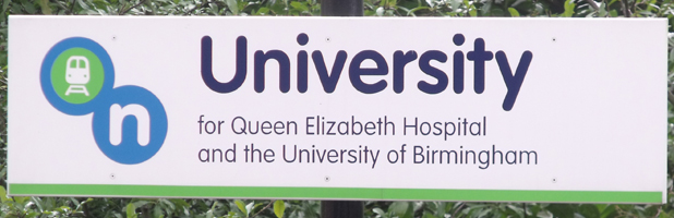 University Welcome Sign