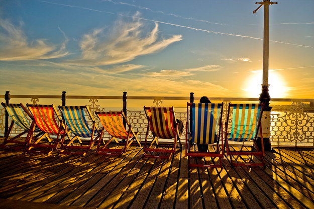 Colourful Deck Chairs