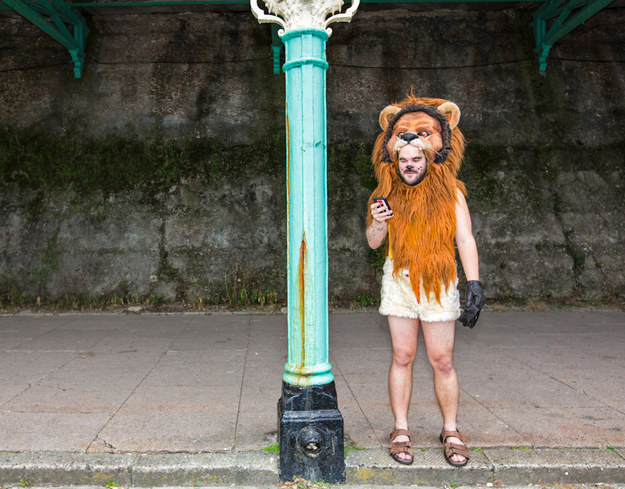 Guy In Lion Suit