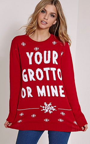 Your Grotto Or Mine Red Christmas