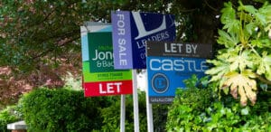 estate agent boards