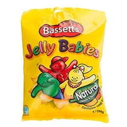 Bag of Jelly Baby sweets